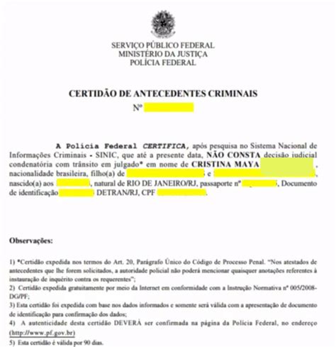 certificado criminal brasil